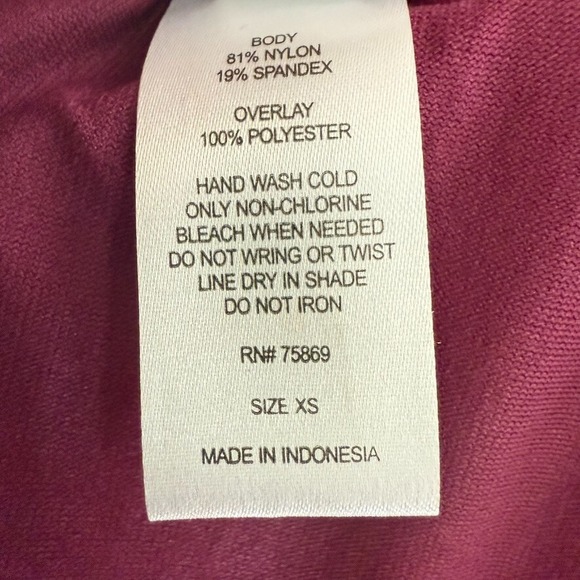 Hula Honey Halter Knit Swim Bikini Top - Size XS - Pink, Orange - NWT - Picture 6 of 6